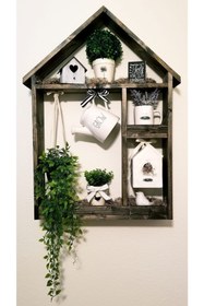 Resim İnci Home Ahşap Raf 