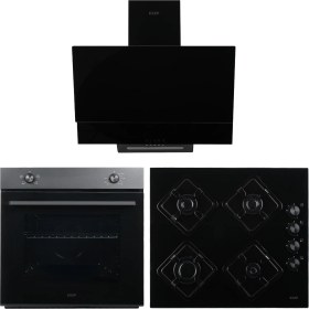Resim Exep Line Siyah 3'lü Ankastre Set (ED401-EO320-EF200) 