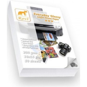 Resim Rovi Everyday Parlak Fotoğraf Kağıdı - 200Gsm - 50Yp - 10X15 