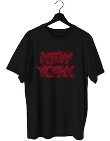 Resim BLUU Newyorklite Sporcu T-shirt Bisiklet Yaka 