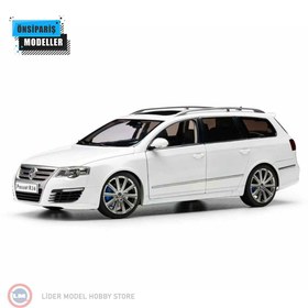 Resim 1:18 NZG 2009 Volkswagen Passat R36 Candy White 