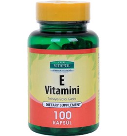 Resim Vitapol E Vitamini 400 Iu 268 Mg 100 Kapsül Vitamin E 