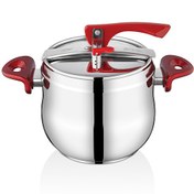 Resim Safinox Flavia Klasik Düdüklü Tencere 4 Litre Renkli Kulp 
