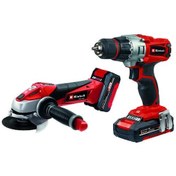 Resim Einhell TE-TK 18 Li Kit CD+AG 1x1.5 Ah + 1x3.0 Ah Akülü Matkap + Taşlama - 4257211 