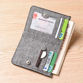 Resim Erkekler için Ultra İnce Dikey Kumaş Cüzdan - Çoklu Kart Yuvaları, Öğrenciler ve Genç Profesyoneller İçin Kompakt Minimalist Tasarım, Günlük Kullanım İçin Katlanabilir Dayanıklı, Öğrenci Aksesuarı | Şık Cüzdan | Sağlam Yapı 