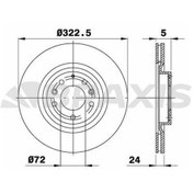 Resim ON FREN DISK AYNASI MAZDA RX 8 1.3I BRAXIS AE0589 OEM 