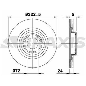 Resim ON FREN DISK AYNASI MAZDA RX 8 1.3I BRAXIS AE0589 OEM 