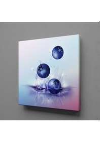 Resim Yaban Mersini Temalı Kanvas Tablo 200x200cm 