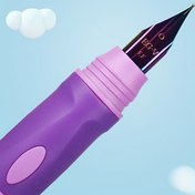 Resim 1 adet Ergonomik 0.38mm Plastik Tükenmez Kalem, Düğmeli Kapağıyla, Dayanıklı Paslanmaz Çelik Uç - Öğrenciler ve Ofis Kullanımı için İdeal, 3.4mm Kapsüller için Mürekkep Dönüştürücü, Şeffaf Kalem Tutucu, Ofis Yazı Aracı | Ergonomik Tutma Kalem | Düğmeli Kalem Kapağı, Kalem Tutma 