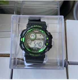 Resim Oldfriend Koyu Yeşil Erkek Çocuk Saati 8-18 Yaş Yüzebilir Alarmlı Spor Kol Saati Diğer 