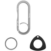 Resim Moveevo Çok Fonksiyonlu Edc Karabiner Anahtar Zinciri, Cnc Kapak Açıcı, Dış Mekan Yamaç Yürüyüşü Kamp Çelik Alet, 25kg Yük Kapasitesi 