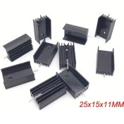 Resim Wangxi 10 Adet To-220 Alüminyum Soğutucu 25x15x11mm İğne İlaveli Yüksek Isı İletimi 