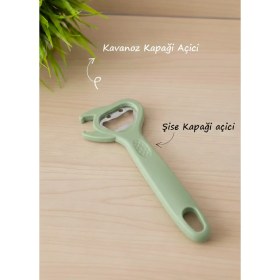Resim Berina Home Çok Amaçlı Kapak Açacağı - Kavanoz Kapağı Açacağı & Meşrubat Açacağı - Şişe Açacağı - Yerli Üretim 