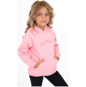 Resim Toontoy Kız Çocuk Baskılı Sweatshirt Pembe 