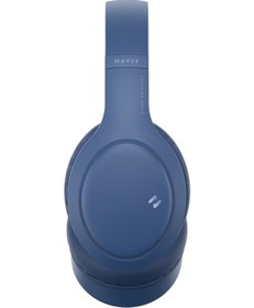 Resim H633BT Mikrofonlu Katlanabilir Siyah Bluetooth Kulak Üstü Kulaklık Havit