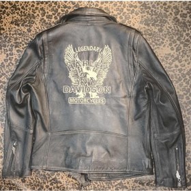 Resim Nyc Giyim Tekstil & Deri Hakiki Deri Erkek Ceket Slim-fit Biker Model Motorcu Tarzı Eskitme Siyah - Kahverengi 