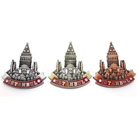 Resim İstanbul Temalı Metal Magnet Alk3332 - 
