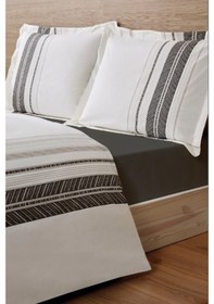 Resim Özdilek Blend Krem Tek Kişilik %100 Pamuk Nevresim Takımı Krem 