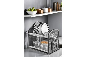 Resim Open Home Concept Çok Foksiyonluk Çift Katlı Tabaklık & Bulaşık Kurutmalık 