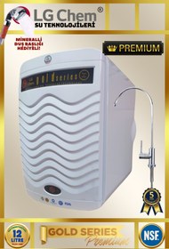 Resim ligth gastro LG Chem GOLD PREMIUM DUŞ BAŞLIĞI HEDİYELİ 12 LİTRELİK BEYAZ RENK SU ARITMA CİHAZI 