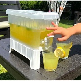 Resim Foly Life Musluklu ve Ayakli Buzdolabi Içi Seyyar Su ve Limonata Sebili 