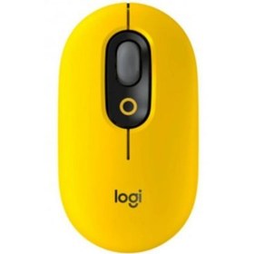 Resim Logitech POP Emoji 910-006546 Sarı Sessiz Optik Kablosuz Mouse - Teşhir 