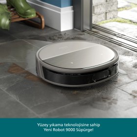 Resim Philips XU9100/10 Homerun 9000 Serisi Islak Temizlik Yapabilen Robot Süpürge (Philips Türkiye Garantili) 