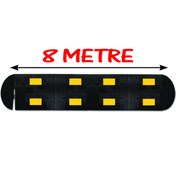 Resim İlgi Trafik Hız Kesici Kauçuk Hız Kesici Kasis Yol Kasisi Kauçuk Şaseli Yavaşlatıcı 8 Metre (50x40 cm) 