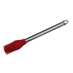 Resim Biradlı Groovy GRV-384 Çelik Saplı Silikon Yumurta Fırçası, 25x4 cm, Kırmızı 