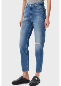 Resim Calvin Klein Bayan Kot Pantolon J20j225140 1a4 Mavi Mavi 