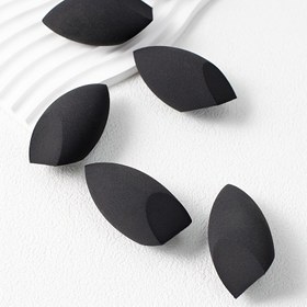 Resim 2 adet Güzellik Makyaj Süngeri Toz Pufu, Emici ve Büyüten, Latekssiz, Islak ve Kuru Kullanım İçin Uygun, Sıvı, Krem ve Fondöten Harmanlama Aracı için İdeal 