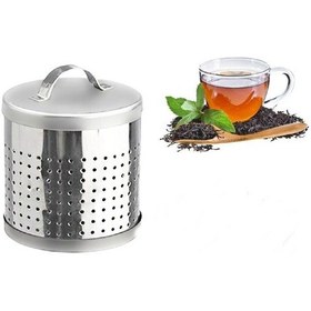 Resim 6 Cm Çay Demleme Süzgeci Kafes Şeklinde Çay Demleme Kutusu Bitki Çayı Demleme Süzgeci Açık Gri 