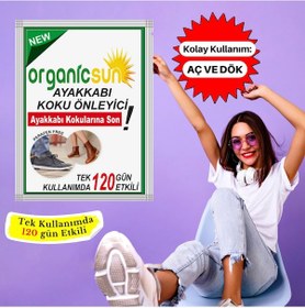 Resim Organicsun Ayakkabı Koku Önleyici Giderici Toz 120 Gün Etkili 
