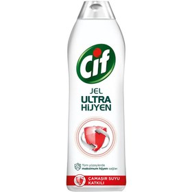 Resim Cif Ultra Hijyen Çamaşır Suyu Katkılı Jel Yüzey Temizleyici 750 ml 