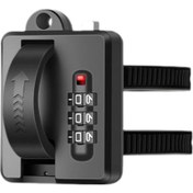 Resim Suntek Kombinasyon Kodu Kask Kilidi Bavul Sürme Yol Bisikleti 7x4.8cm 