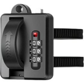 Resim Suntek Kombinasyon Kodu Kask Kilidi Bavul Sürme Yol Bisikleti 7x4.8cm 