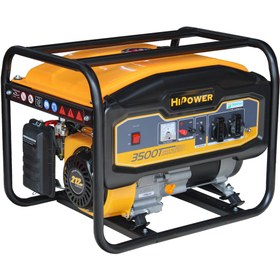 Resim HIPOWER Hp3500 Benzinli İpli Monofaze Jeneratör 4 Kva 