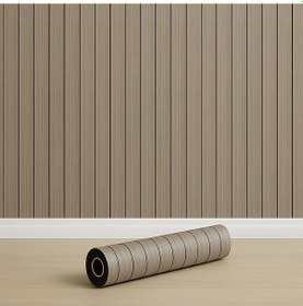 Resim Brano Kendinden Yapışkanlı Duvar Lambiri 60x280 Cm Bej 