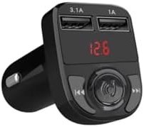 Resim LKW-2 Çift Usb Bağlantılı Wireless Fm Transmitter Müzik Kiti 