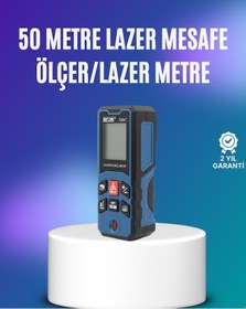Resim Muratech Dijital Lazer Mesafe Ölçüm Cihazı İnşaat Ve Ev Kullanımı 