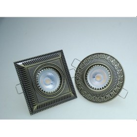 Resim Metalik Eskitme Versace Led Spot 