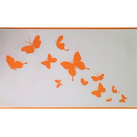 Resim Piktura Stencil Şablon Kelebekler 