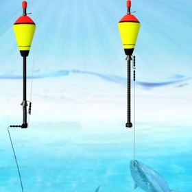 Resim 1/2 Adet Yüksek Hassasiyetli Otomatik Balık Oltası Takma Aparatı - Dayanıklı PVC & Paslanmaz Çelik, Güç Gerektirmez, Karışık Renkler - Tüm Oltaçılar İçin Evrensel Kullanım ile Av Oranı Artırıcı 