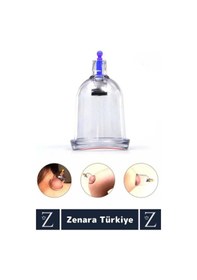 Resim Yüksek Kaliteli Etkili Vakumlu Hacamat Kupası 7 Numara 100 Adet 