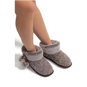 Resim Elena Kadın Ev Botu Koyu Kahverengi 36/41 Kahverengi 