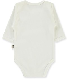 Resim Civil Baby Düz Uzun Kol 1-3 Yaş Çıtçıtlı Badi - Beyaz - Beyaz / 3-4 Yaş 