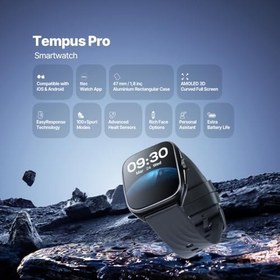 Resim ttec Tempus Pro 47mm Kavisli AMOLED Ekranlı Dikdörtgen Alüminyum Kasa 2SW07 