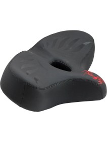 Resim Bike And Art Ultra rahat ekstra geniş e-bike sele - elektrikli bisiklet koltuğu | - hava kanallı - 36.5x28,5 cm 
