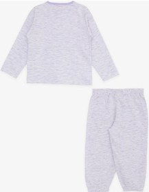 Resim Breeze Kız Bebek Pijama Takımı Desenli 9 Ay-3 Yaş, Açık Lila-açık Lila Açık Lila 