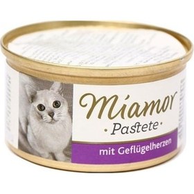 Resim Miamor Pastete Yürekli Konserve Yetişkin Kedi Maması 12 x 85 G 